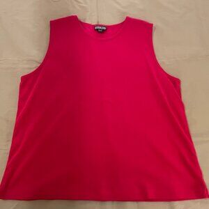 Land's End red sleeveless tank 3X